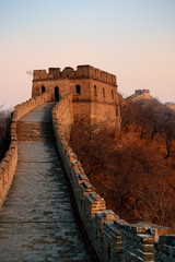 Fototapeta premium Great Wall sunset