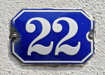 Hausnummer 22