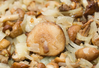 mushrooms and onions
