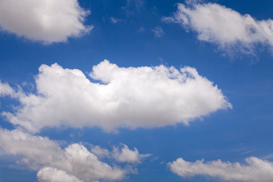 blue sky with cloud