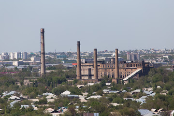 pipe plant in Shymkent. Kazakhstan