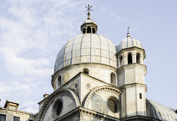 Fototapeta na wymiar Santa Lucia church Venice
