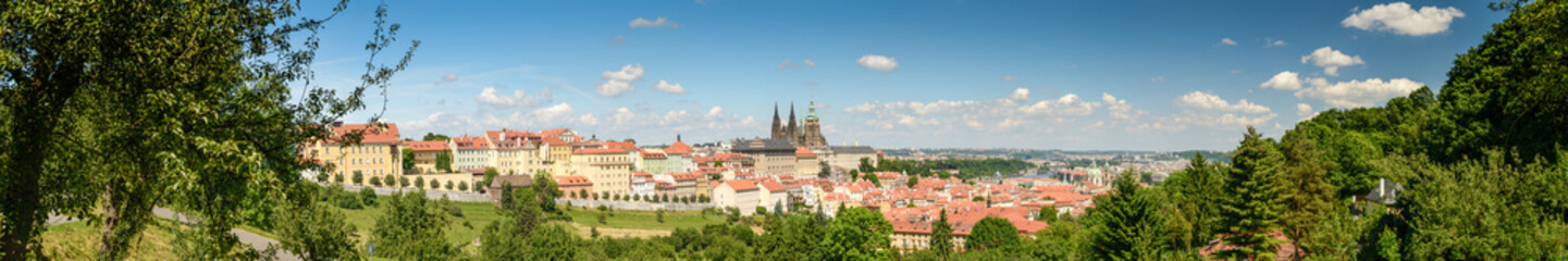 Naklejka na ściany i meble Prague Panorama
