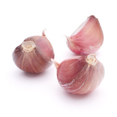Fototapeta premium Garlic clove isolated on white background cutout