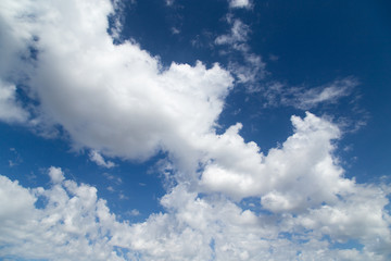 Naklejka na ściany i meble beautiful sky background with clouds