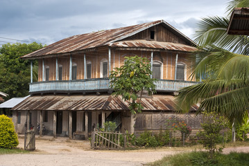 Muang Sing village in Northern Lao Nam Tha Province, Laos, Asia