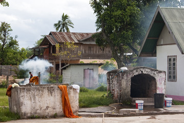  Monastery in Muang Sing, Northern Laos, Asia
