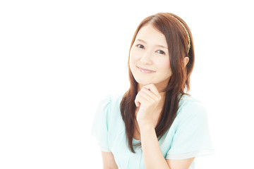 Fototapeta premium 笑顔の女性