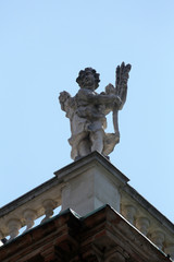 Fototapeta na wymiar Angel Basilica Santa Maria della Steccata, Parma, Italy