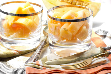 melon dessert