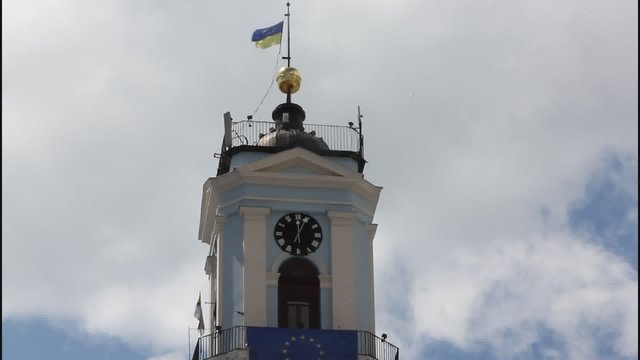 The main tower of the city of Chernivtsi