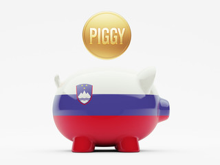 Slovenia Piggy Concept