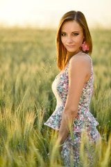 Beautiful Young Woman Outdoors
