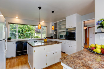 Kitchen room with window