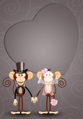 Monkey just married