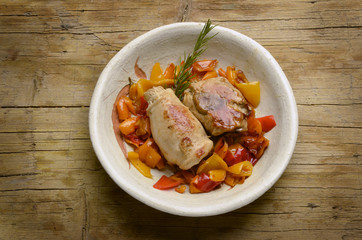 Involtini di pollo Chicken rolls Rollos de pollo