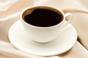 White coffee cup