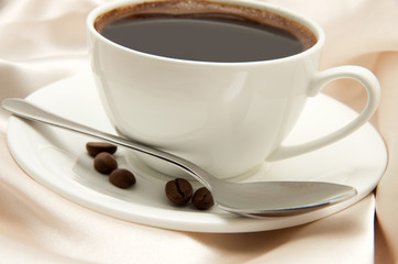 White coffee cup