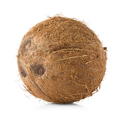 Coconut isolated on white