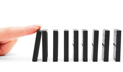 Domino effect.