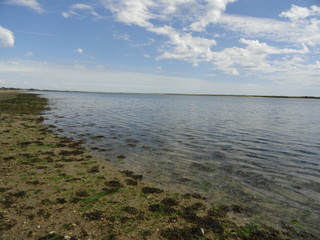 Petite mer de Gâvres vue de Riantec (Morbihan)