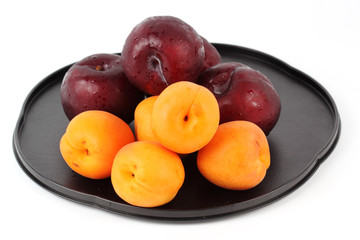 Apricot and Prune on the tray