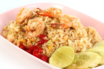 fried rice with shrimp