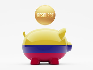 Colombia Resource Concept