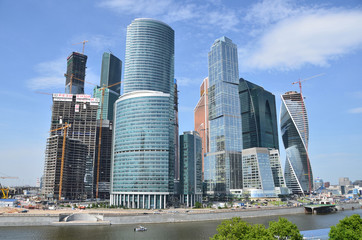 Fototapeta premium Międzynarodowe Centrum Biznesowe „Moskwa-City”