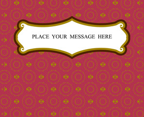 Thai art background vector