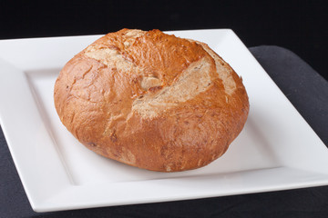 Homemade fresh from the oven whole grain artisan bread