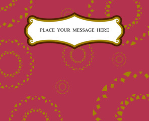 Thai art background vector