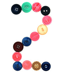 Buttons for sewing.