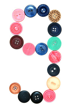 Buttons for sewing.