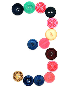 Buttons for sewing.