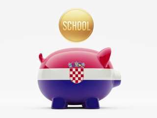 Croatia. School Concept