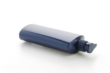 Cosmetic bottle isolated on white