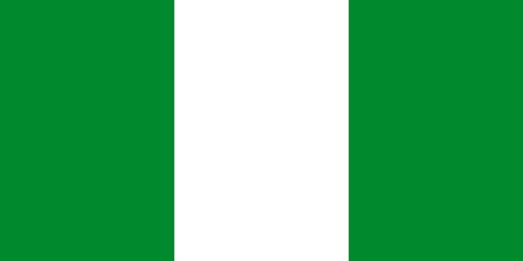 Flag of Nigeria - obrazy, fototapety, plakaty