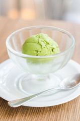 Ice cream green tea
