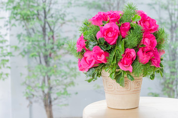 Fototapeta na wymiar Rose bouquet