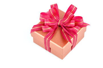 Obraz premium Gift box isolated white background