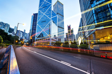 modern building background in Hong Kong China