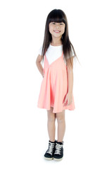 Portrait Of happy asian cute Girl