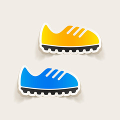 realistic design element: sneakers