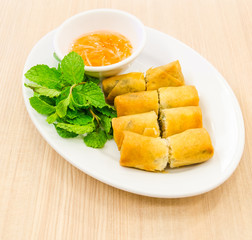 Fried spring rolls