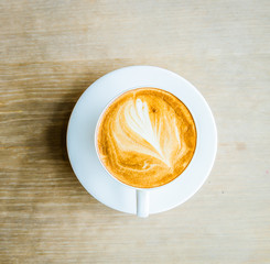 Latte coffee