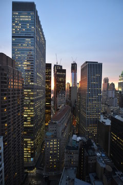Twilight over Lower Manhattan