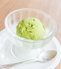 Ice cream green tea