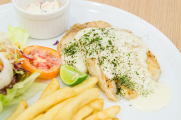 Grill seabass