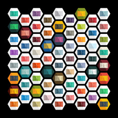 Flat design: playing field